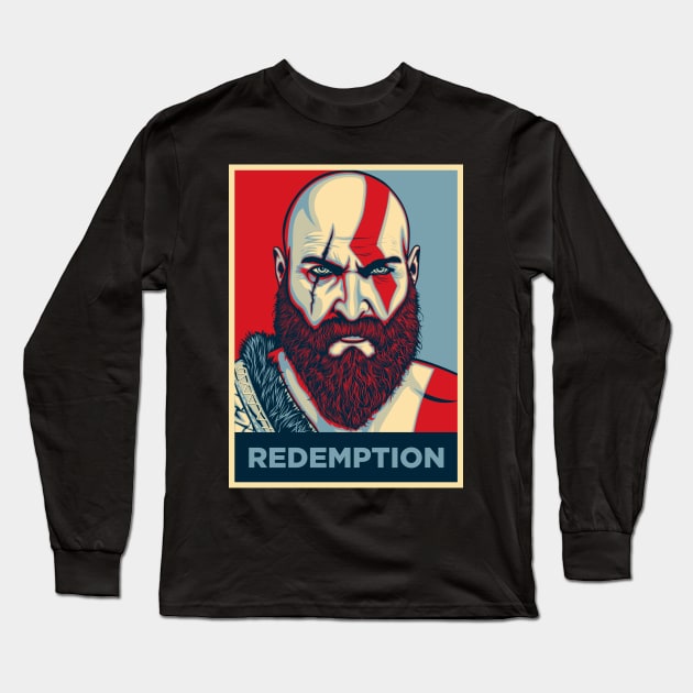 REDEMPTION - KRATOS'S EDITION Long Sleeve T-Shirt by ChrisHarrys